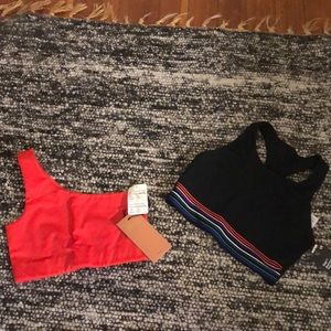 Bundle of three sports bras, NWT